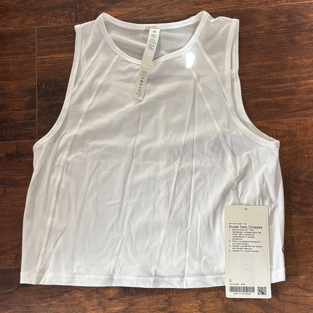 lululemon athletica White Tank Top